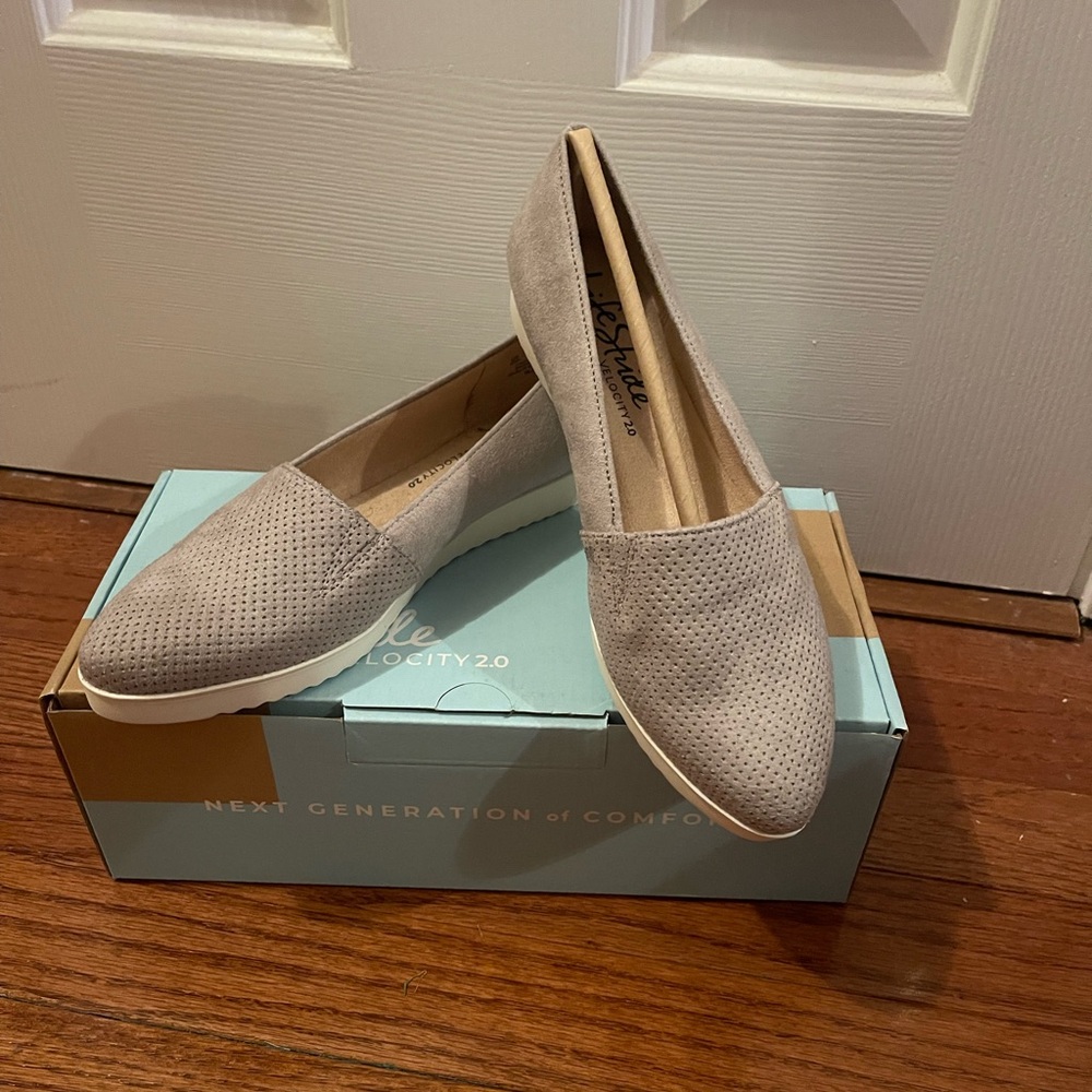 Life Stride Velocity 2.0 Women's Gray Slip-On Shoes
